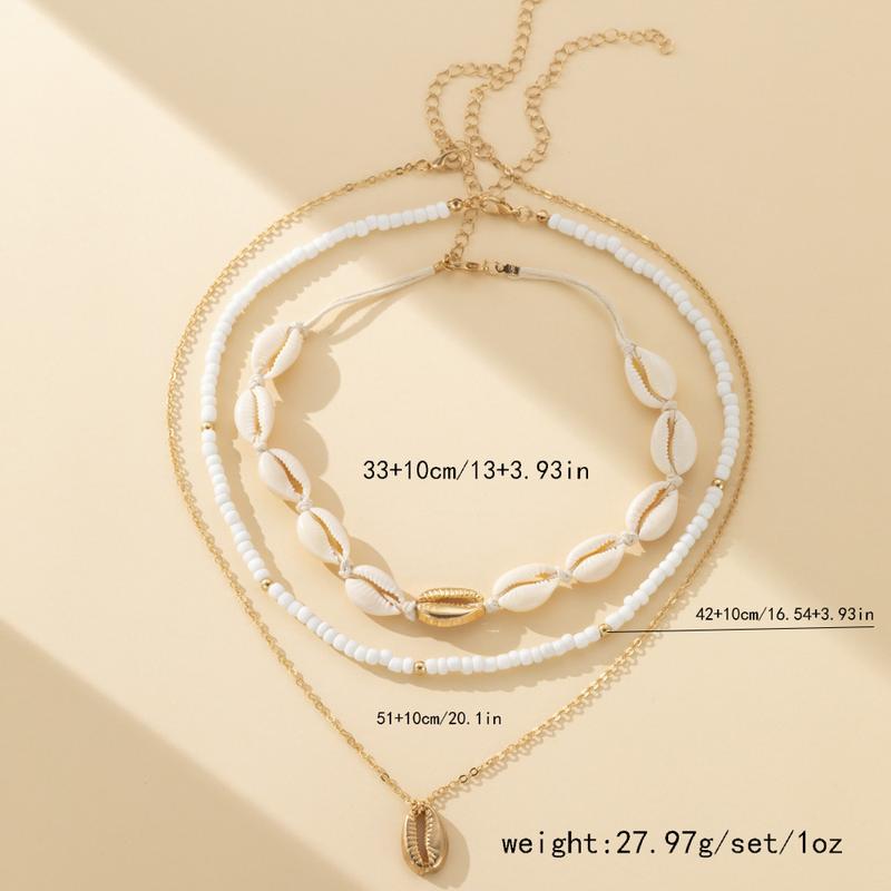 Product Introduction of Vòng Cổ Sao Biển, Hàng Mới Về Mùa Hè, Vòng Cổ Vỏ Sò Hợp Kim, Dành Cho Nữ, Phong Cách Châu Âu Và Mỹ, Mặt Dây Chuyền Phong Cách Đại Dương Bằng Kim Loại, Thích Hợp Cho Bữa Tiệc, Đồ Trang Trí 2