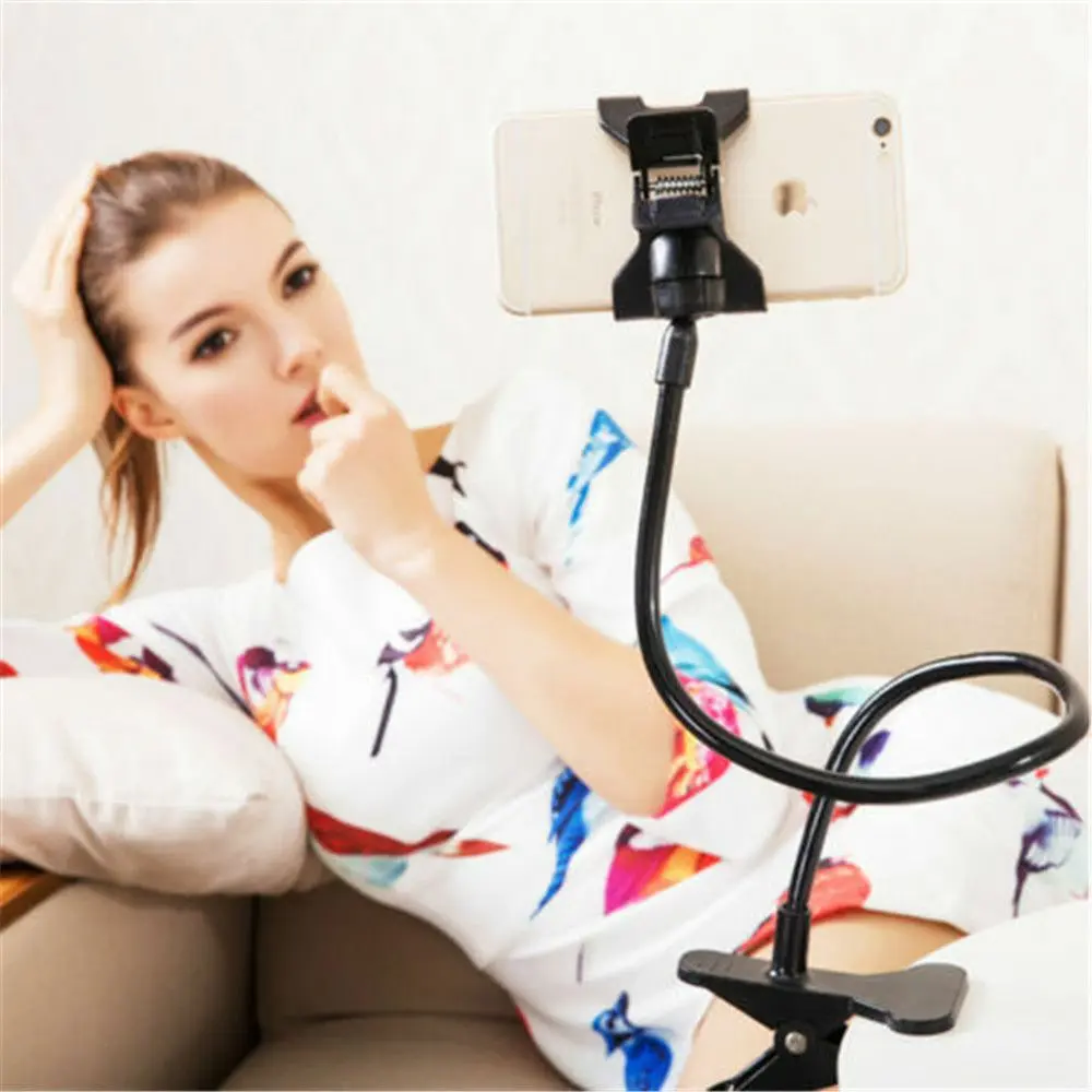 Convenience 360 Clip Lazy Flexible Portable Bracket Mount Stands Phone Holder Bed Desk Holder