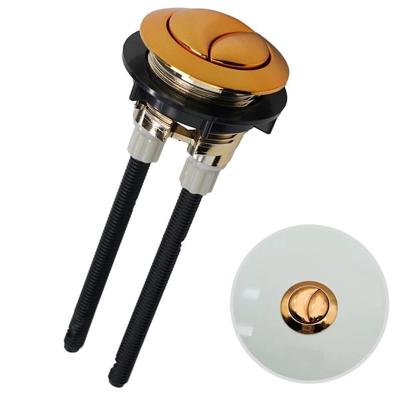 38mm Gold Toilet Push Button for Mechanical Top Flush Valve Dual Flush 4