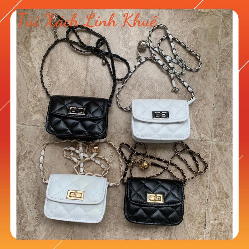 Túi mini dây chuông khóa xoay sizs 12 không vừa điện thoại