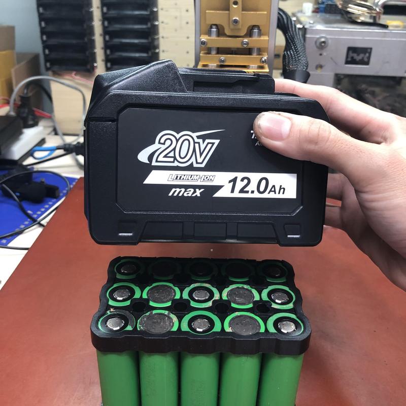 Pin 21700 12Ah chân M21 phổ thông lõi SNVTC6A và eve40p tháo khối dòng xả cao