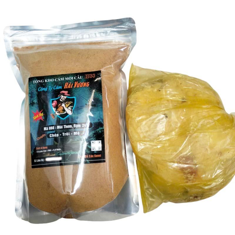 ( COMBO 2Kg) Gồm 1Kg H88 và 1Kg Khoai Lang Ủ Chua Thơm Dùng Câu Chép Trôi Mè, Trắm, Rô Phi..  Đi Câu Fishing Câu Cá Fish mồi  câu Nam Đồng