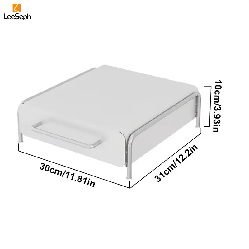 Coffee Machine Support Storage Drawer Holder, Coffee Capsule Organizer with Non-slip Feet, Multifunctional Coffee Accessory for Home Kitchen Office 1