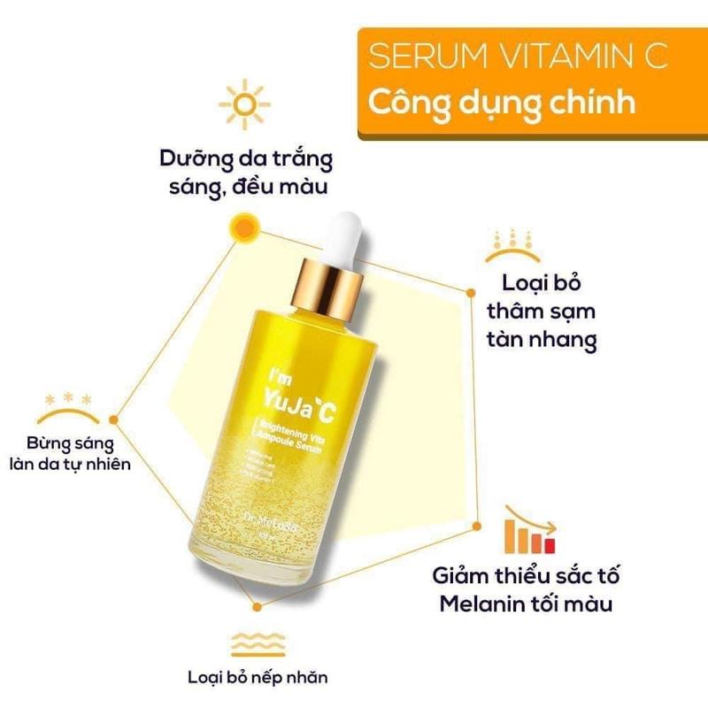 I'm Yuja C Brightening Vita Serum 100ml Chăm Sóc Da Làm Đẹp Da Skincare Cấp Ẩm Dưỡng Ẩm Da