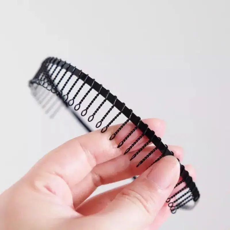 Bando Hitam Bando Rambut Bando Sirkam Bando Kawat Besi Headbands - Shop ...