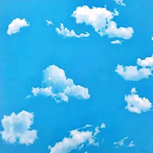 Wallpaper Dinding Awan Biru Ukuran 45 Cm x 8 Meter Kertas
