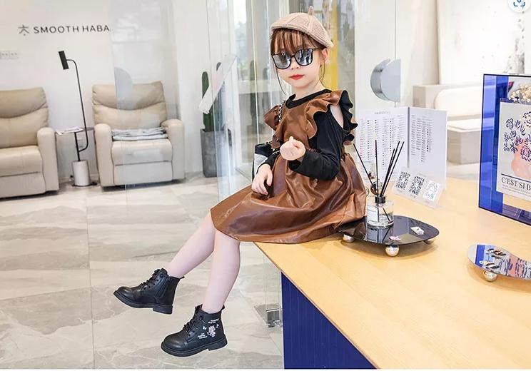 Product Introduction of Giày bốt bé gái in hình công chúa dễ thương Giày cao cổ học sinh đi học phong cách cá tính năng động Bốt cho bé gái TH68 20