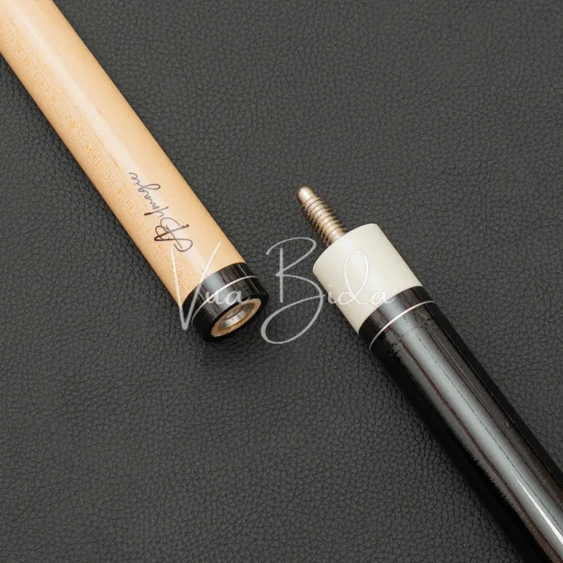 Cơ Bida Lỗ Magic Đen Trắng Tay Pu Kì Đà giá rẻ 4