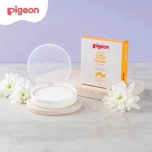Pigeon Baby Compact Powder Cake Full || Refill + Puff 45gr II Pigeon Bedak Bayi BPOM II PIGEON Baby Powder Compact Hypoallergenic || Two Way Cake