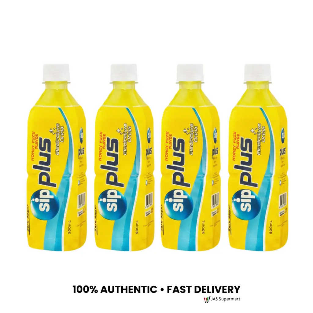 Sip Plus Sip Plus Honey Yuzu Flavor Zero Sugar Electrolyte Drink 4pcs x 500mL ...