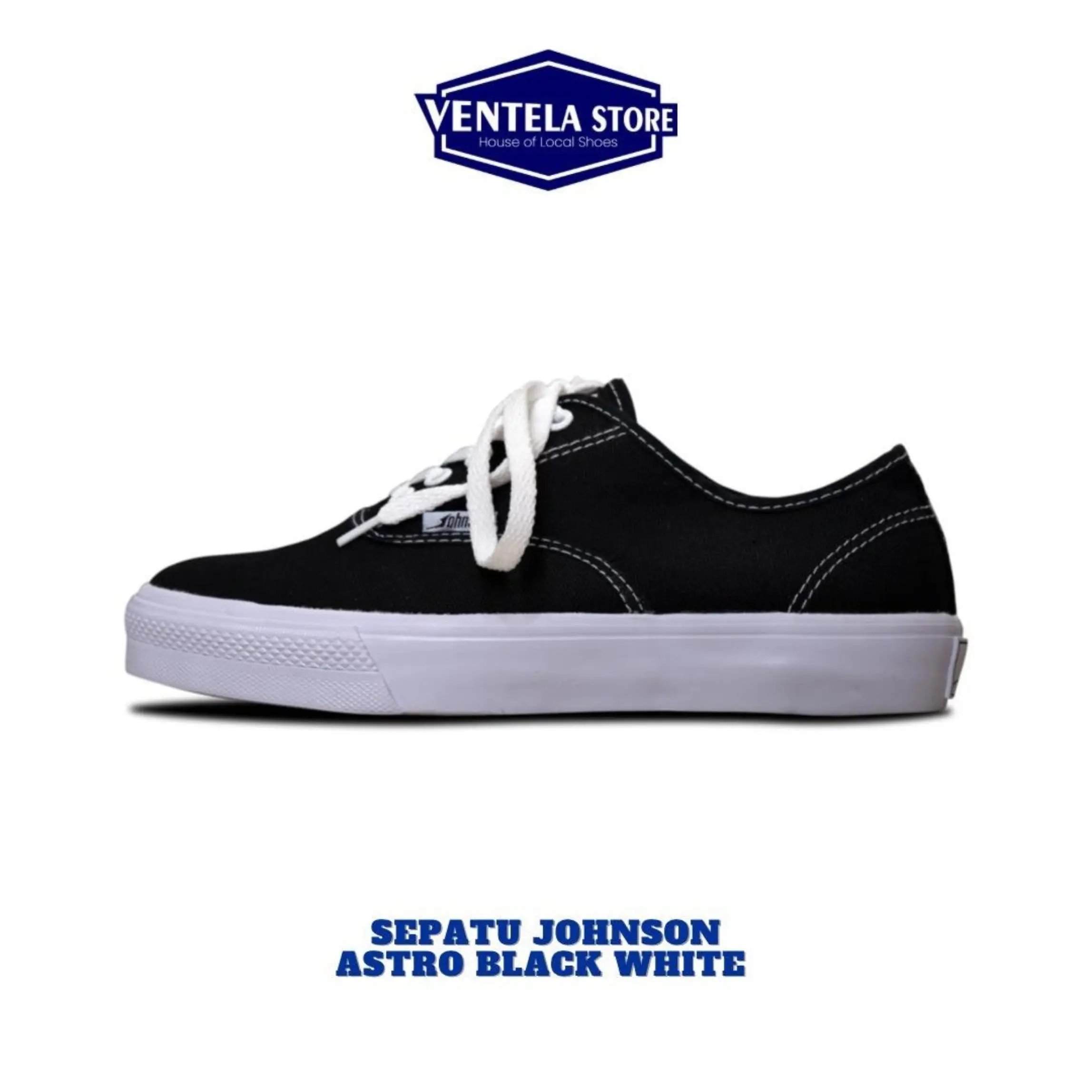 SEPATU MURAH JOHNSON ASTRO BLACKWHITE | SEPATU MURAH | SEPATU SANTAI | SEPATU SEKOLAH | Casual Shoes