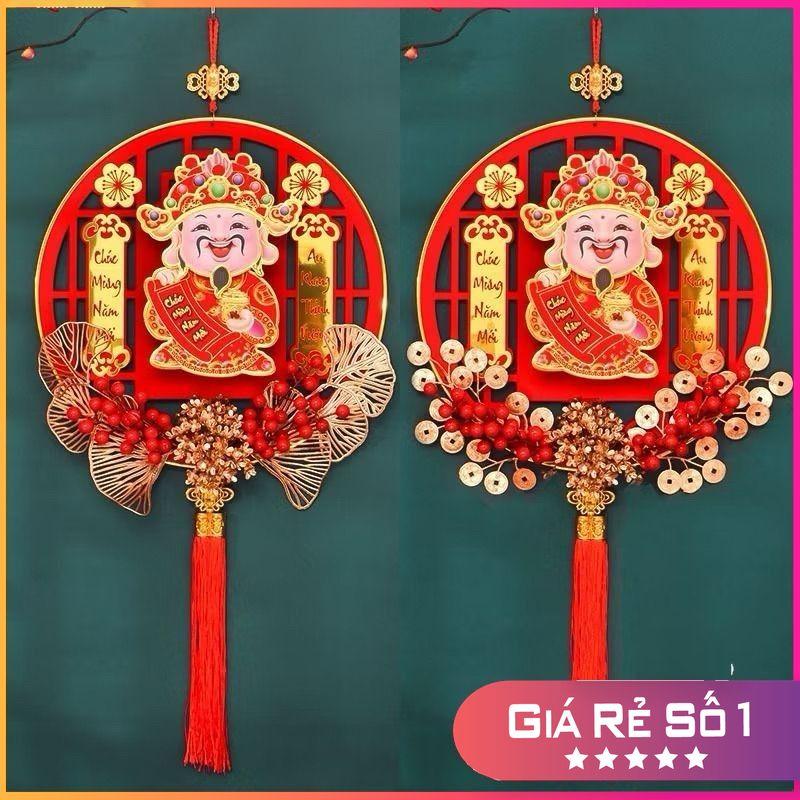 Dải Treo Thần Tài Lắc Đầu Gọi Tài Lộc Cầu May Mắn, Tài Lộc, Ông Thần Tài Lắc Đầu Trang Trí Tết Chữ Chữ Chúc Mừng Năm Mới