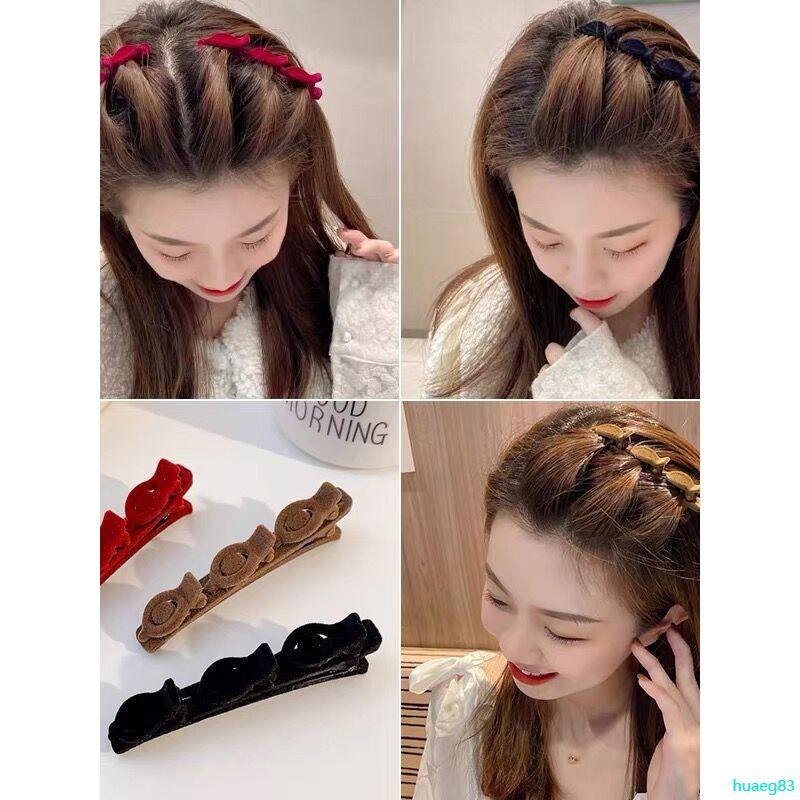 Product Introduction of huaeg83 Kẹp tóc của phụ nữ, Kẹp Tóc Bện Kẹp Tóc Mái Năm Mới Dễ Thương Cho Bé Gái-MCKES 23