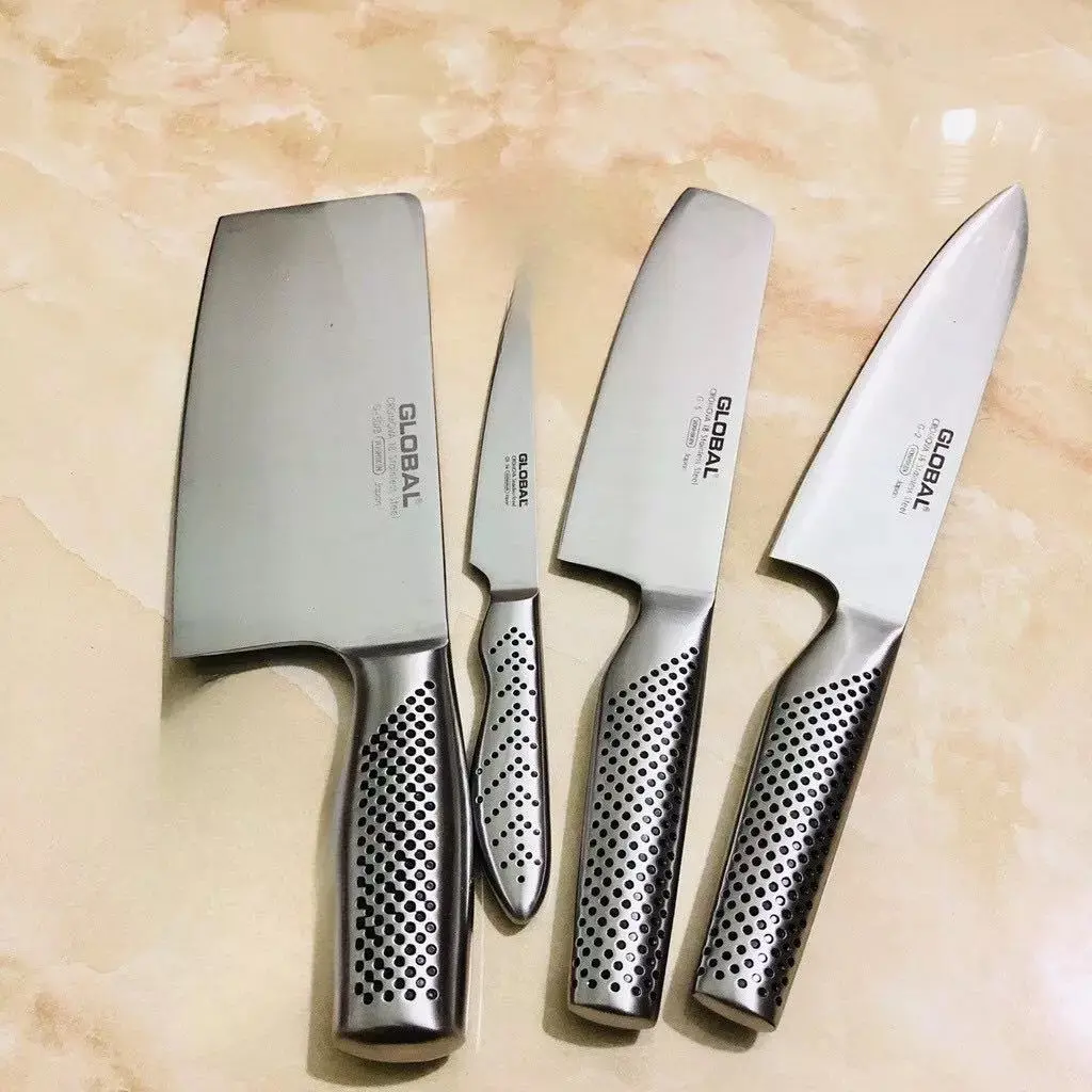 Bộ dao Global 4 món Nhật chất lượng cao thương hiệu Cromoval 18