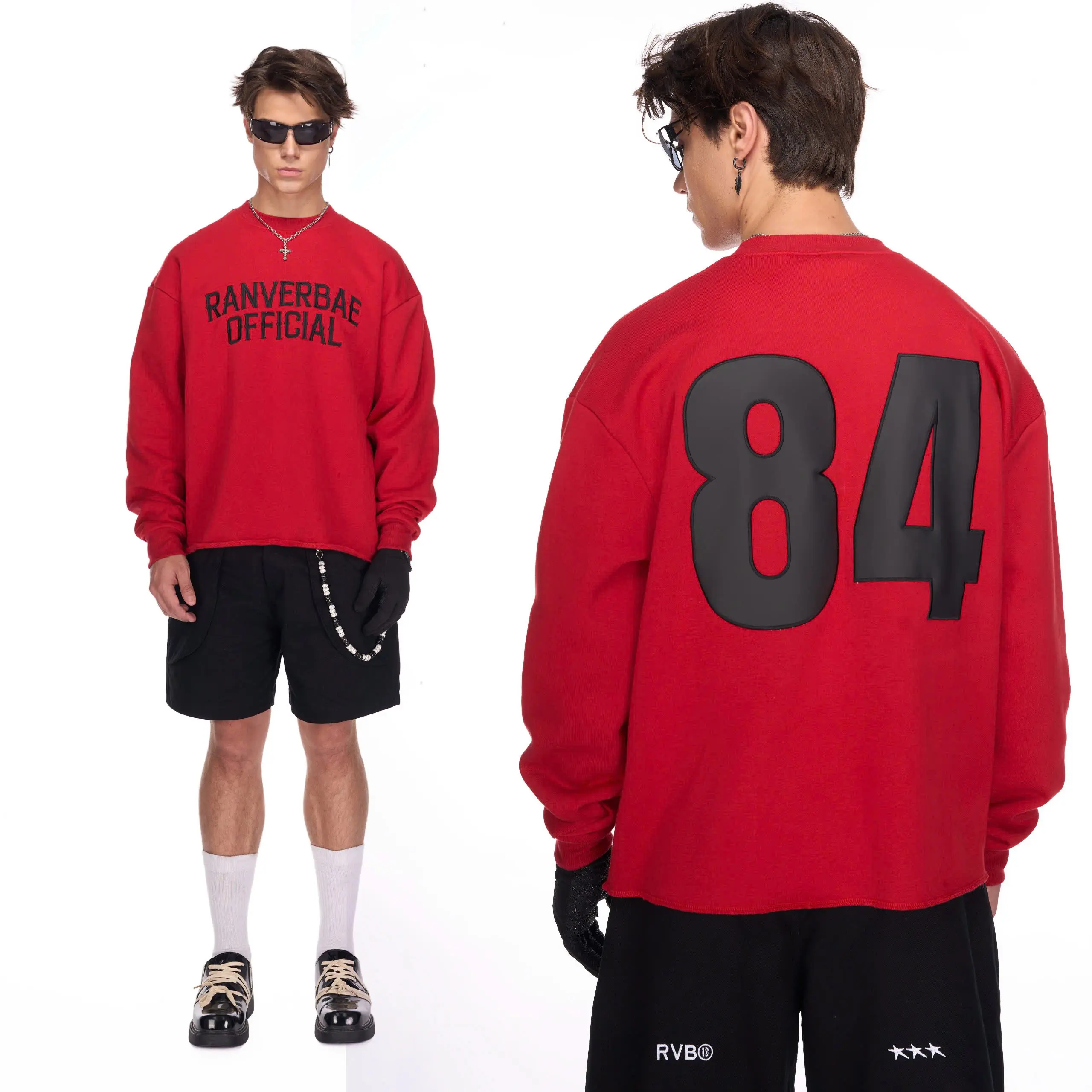 Áo  Sweater RVB Stable Form Oversize Red