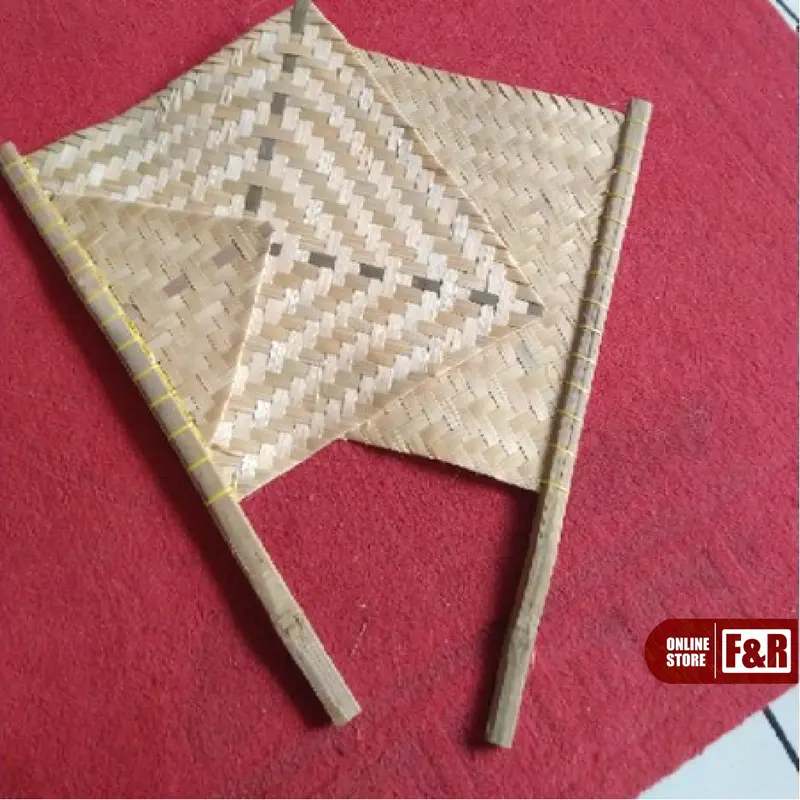 Kipas Sate Kipas Anyam Langsung Dari Pengrajin Kipas Tangan Bambu 1