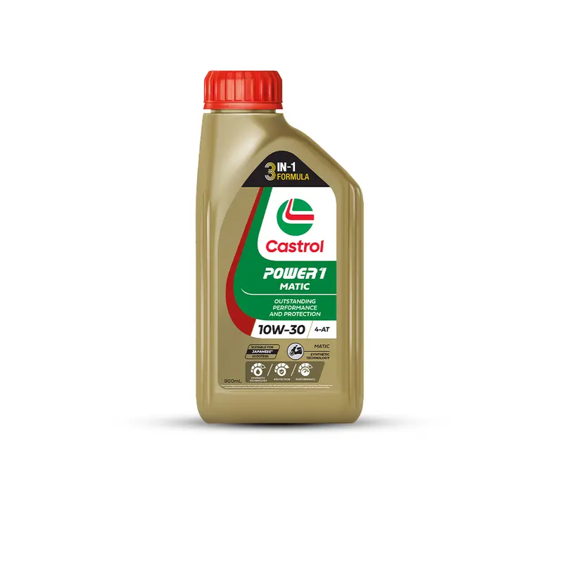 Oli Mesin Motor Castrol POWER1 Matic 10W-30 (0.8L) 1