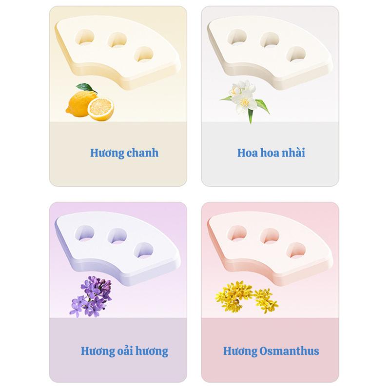 Bộ cọ vệ sinh dùng một lần nâng cấp mẫu 2024, Cọ toilet ECO xoay 360 thế hệ mới có đầu cọ thay thế 8