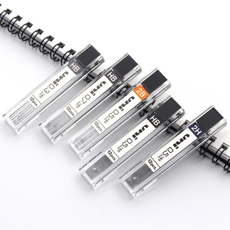 [DA ĐEN] Ruột Ngòi Chì Uni HB | 2B (0.5mm) Japan