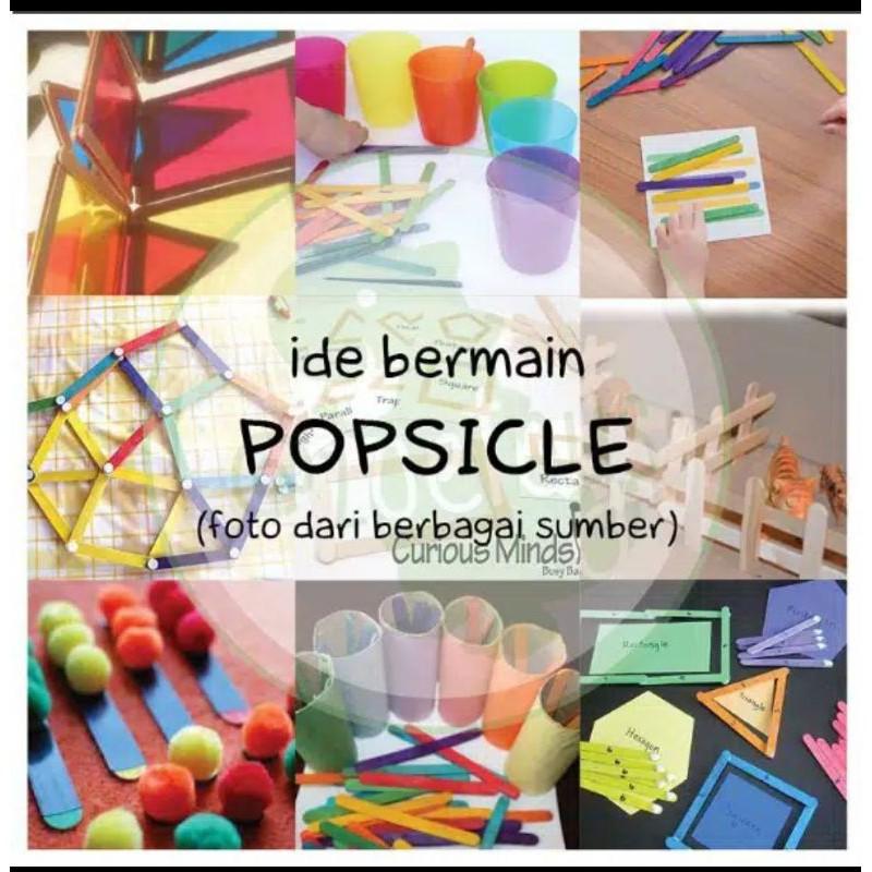 Stik es krim warna premium popsicle stick rainbow 4