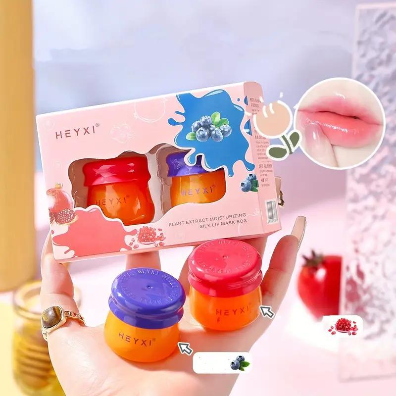 Hydrating Lip Care Set, 2 Counts/set Moisturizing Lip Balm, Lip Moisturizer for Women Daily Use, Christmas Gift 7