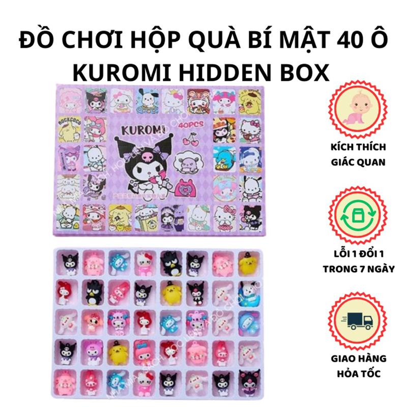 Bộ Đồ Chơi Hộp Quà Bí Mật 40 Ô Kuromi Hidden Box 40 món kèm - TikTok ...