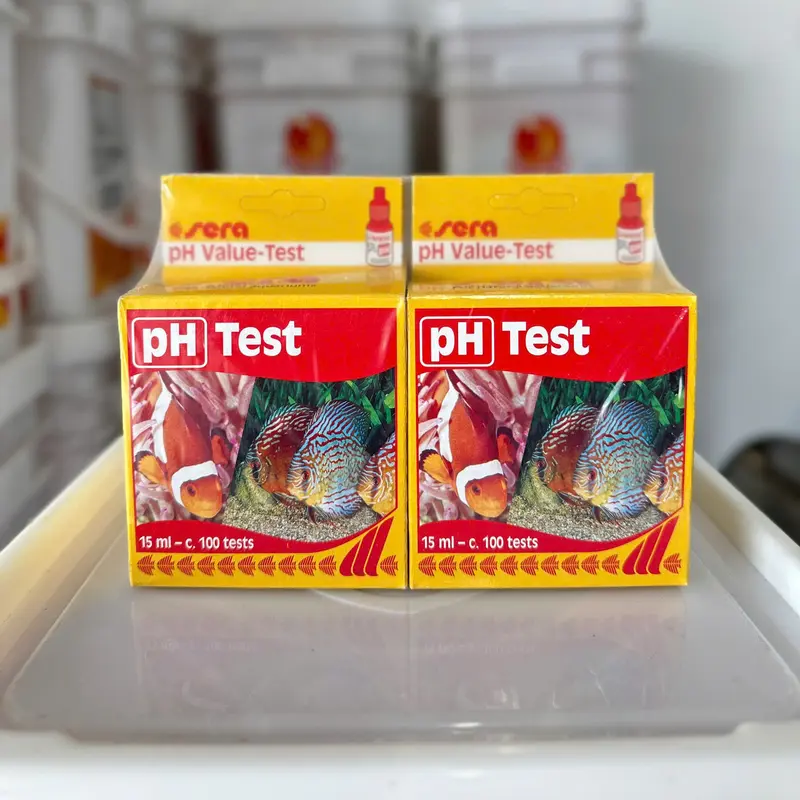 Bộ Test Sera, Đức - Đo Các Chỉ Tiêu Chất Lượng Nước: Cl₂, pH, kH, NO₂, NO₃, NH₄/NH₃, Ca, Mg, Fe, 2