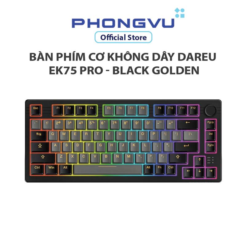 Bàn phím cơ không dây DAREU EK75 PRO - Bảo hành 24 tháng