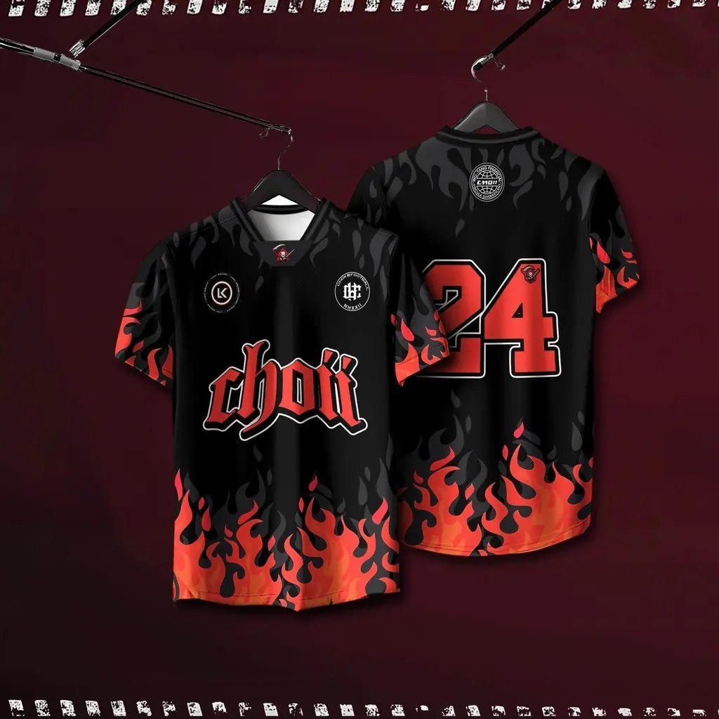 Jersey Baju CHOII Tshirt Lelaki Thailand Viral Custom Jersey Ootd Collar Blvckroseapparel Polo Shirt Plus Size Men Women Green
