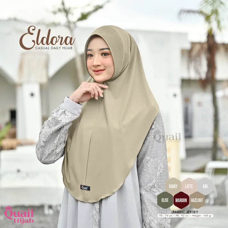 QUAIL HIJAB INSTAN JERSEY ELDORA 1