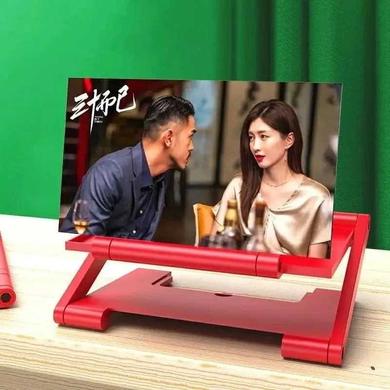 Kaca Pembesar Layar hp 3D F3 Folding Screen Enlarger Stand Nonton Smartphone 4