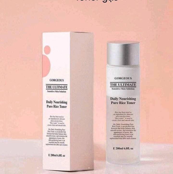 [CHÍNH HÃNG] Toner Gạo Lên Men Tự Nhiên Hỗ trợ Da Căng Bóng, Giảm Mụn, Trắng Và Se Khit Lỗ Chân Lông