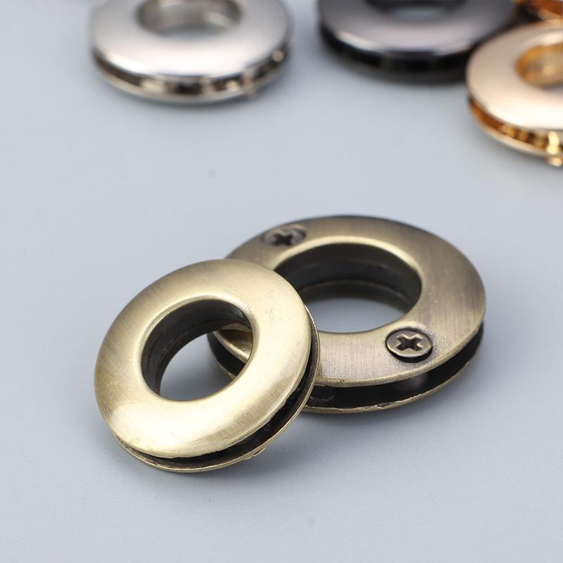 Product Introduction of zelve DIY Bag Alloy Grommets Luggage Hardware Leathercraft Eyelet Button Handbag Buckle Alloy Hole Metal Eyelets 12