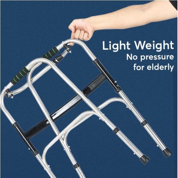 Ayuqi--Foldable Elderly Walking Frame Adjustable Elderly walking stick Support Shower Chair 3