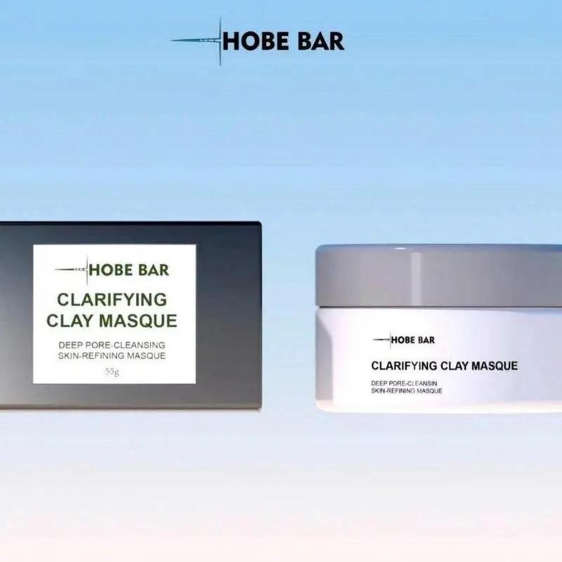 [SKINCARE] Mặt Nạ Đất Sét Trắng HOBE BAR Hỗ Trợ Làm Sạch Da Dành Cho Nam và Nữ (55ml) Axit hyaluronic Cấp nước  Dưỡng Ẩm Da Mask Dưỡng Da Mặt Cho Mặt Làm Đẹp Da mặtnạ hobebar hobe  bar