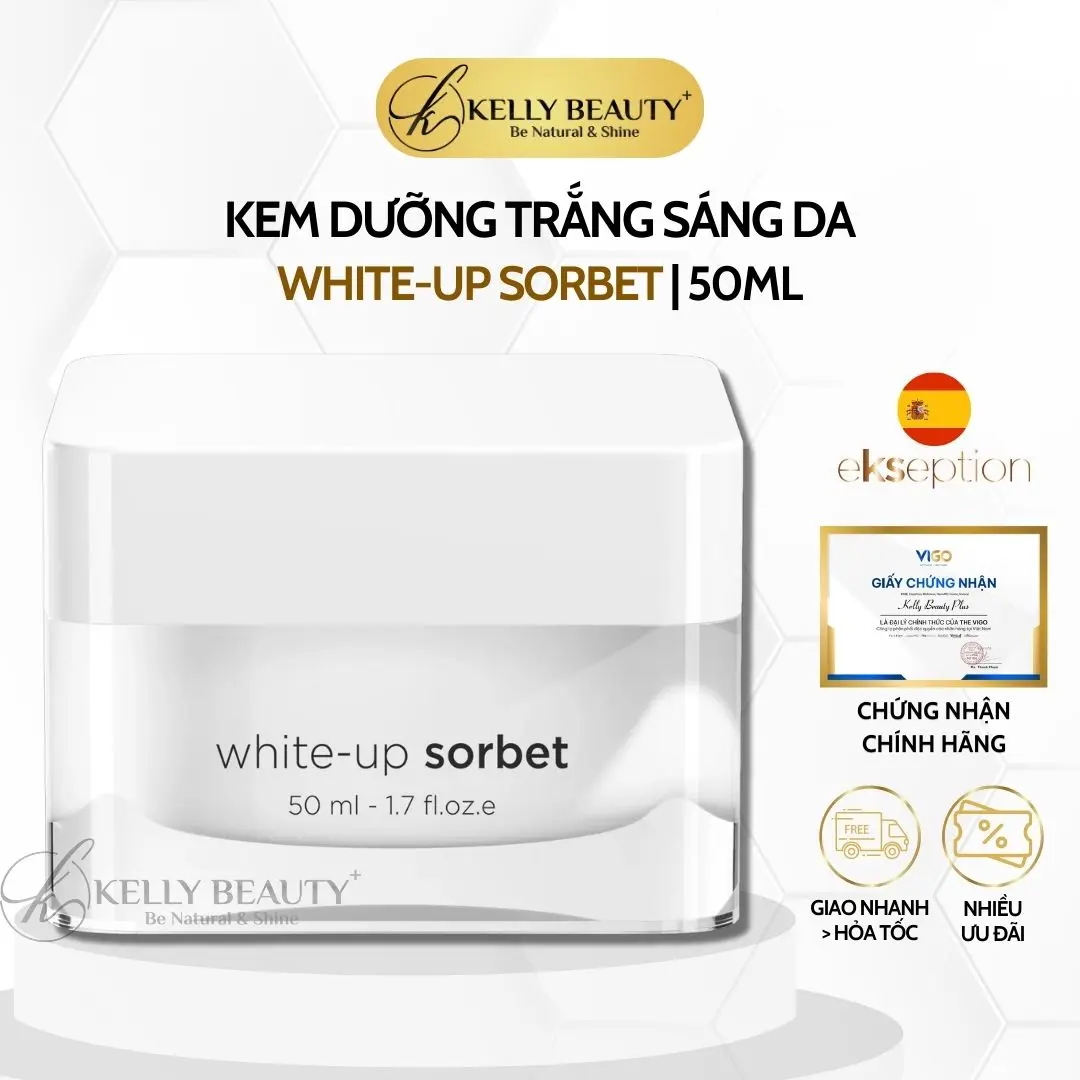 Kem Dưỡng Sáng Da ekseption White-Up Sorbet | Kelly Beauty