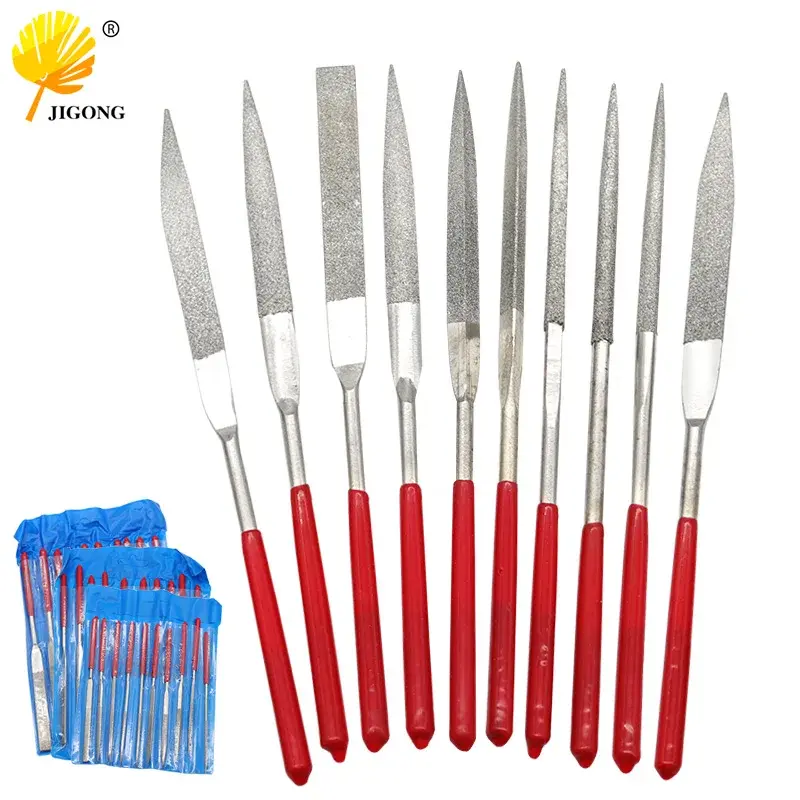Titanium Plated Diamond File / Assorted / Diamond / Manual / Woodworking Metal File