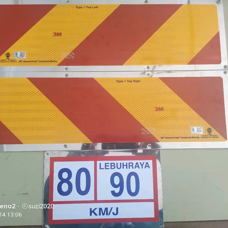 Sticker reflaktor kuning merah lulus puspakom - TikTok Shop Malaysia
