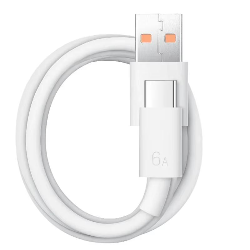 Cáp Có Thể Xoay 360 °, 66W, Sạc Nhanh, Chất Liệu Silicon Lỏng, Tương Thích Với Huawei P60 Và Honor Pad X9-6A, Có Màn Hình Điện Áp 6