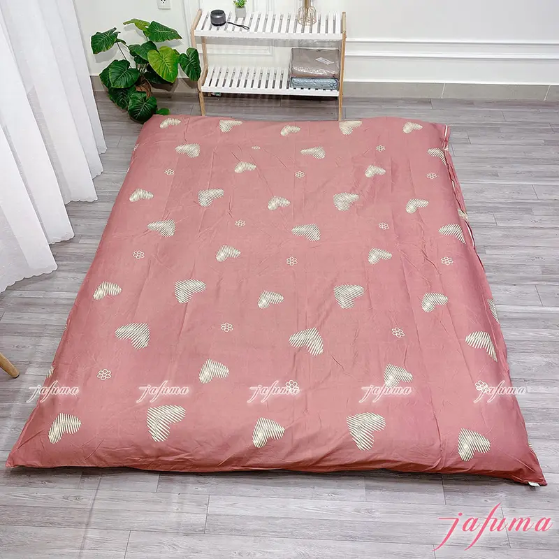 Áo bọc nệm topper 2 mặt có khóa kéo, Vỏ Bao Nệm Jafuma Cotton Poly và Thun Lạnh Ý | Nệm 3-10cm, ga giường thun lạnh 6