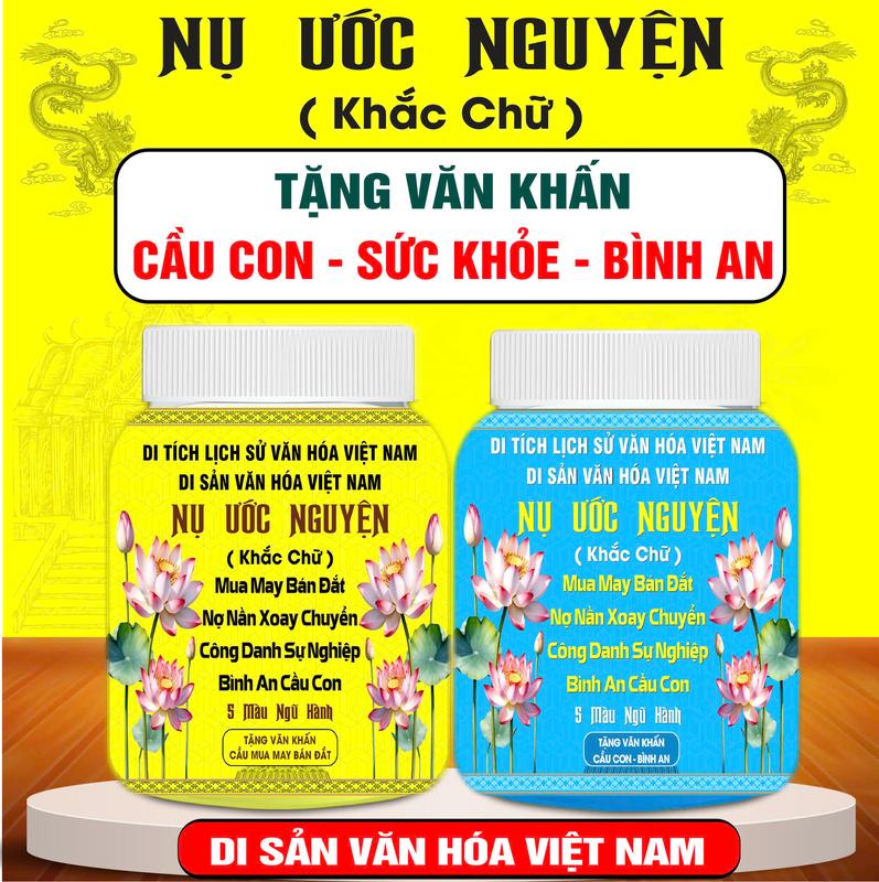 Nụ Ước Nguyện 4 Mặt Khắc chữ tặng kèm văn khấn 6
