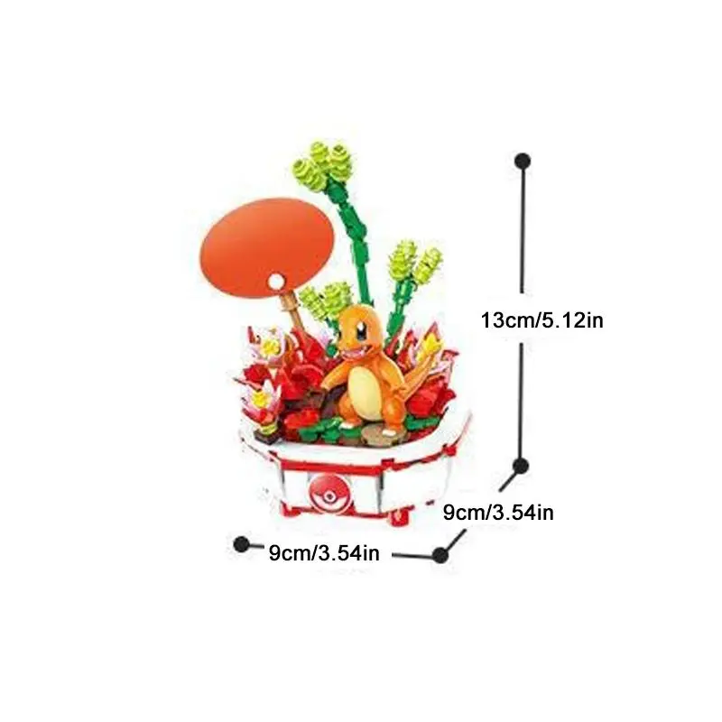 Mini Cute Plant Bonsai Building Blocks, Animal Plant Ornamental Blocks, Building Toys for Kids and Adults, Home Decoration 1