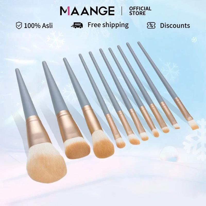 Bộ 10 Cọ Trang Điểm MAANGE Cho Người Mới 51079 - Cosmetic