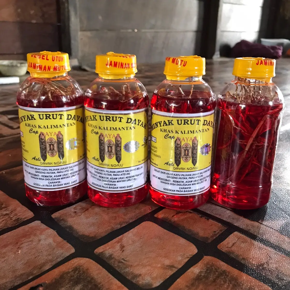 Paket promo 6 botol minyak urut dayak khas kalimantan