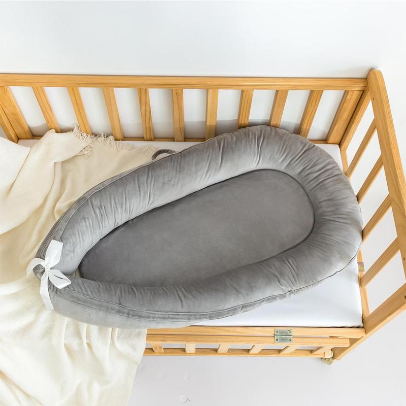 1 Piece Baby Lounger, Soft Skin-friendly Breathable Baby Bed, Portable Crib For Newborn, Halloween Decor 6