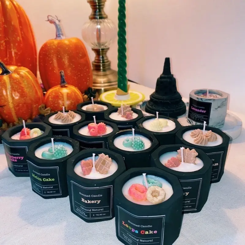 Scented candle aromatherapy palmwax For Gift Box | lilin aromaterpi natural candle