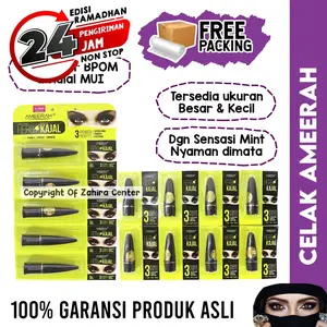 Celak Mata Ameerah Bahan Herbal Mint Vitamin E Almond Eyeliner Aman Dipakai Halal Dan SAH untuk Shalat