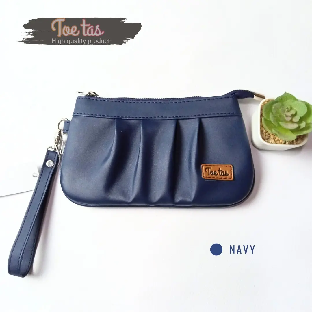 Dompet wanita kekinian/stela pouch by toetas Polos Polos