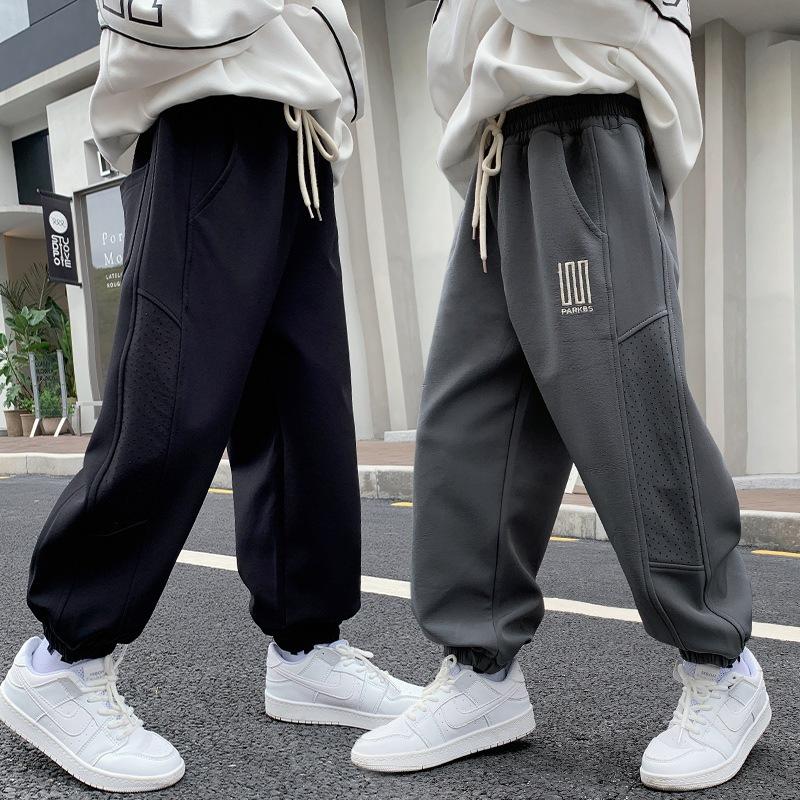Quần dài thu đông bé trai, bé gái 18-52kg từ 6-14 tuổi PARKBS. Quần đi học cho bé, quần áo thu đông 0