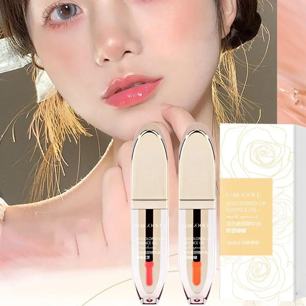 Dầu Dưỡng Môi Đổi Màu, Ấm Áp, Dưỡng Ẩm, Nuôi Dưỡng, Son Môi, L4W6
